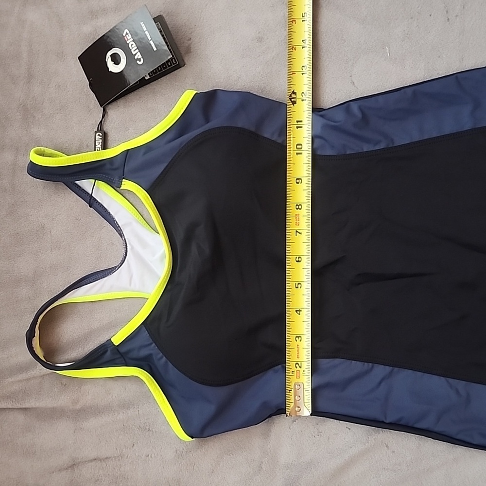 Candies Women's Boyleg One Piece Swim Suit Size Small (38) - NWT - Picture 6 of 9